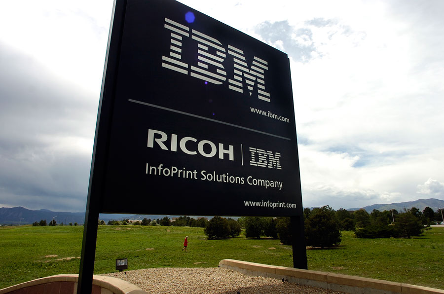 InfoPrint品牌由IBM和理光合资创立于2007年
